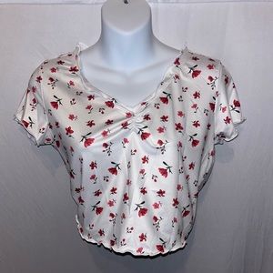 floral crop top